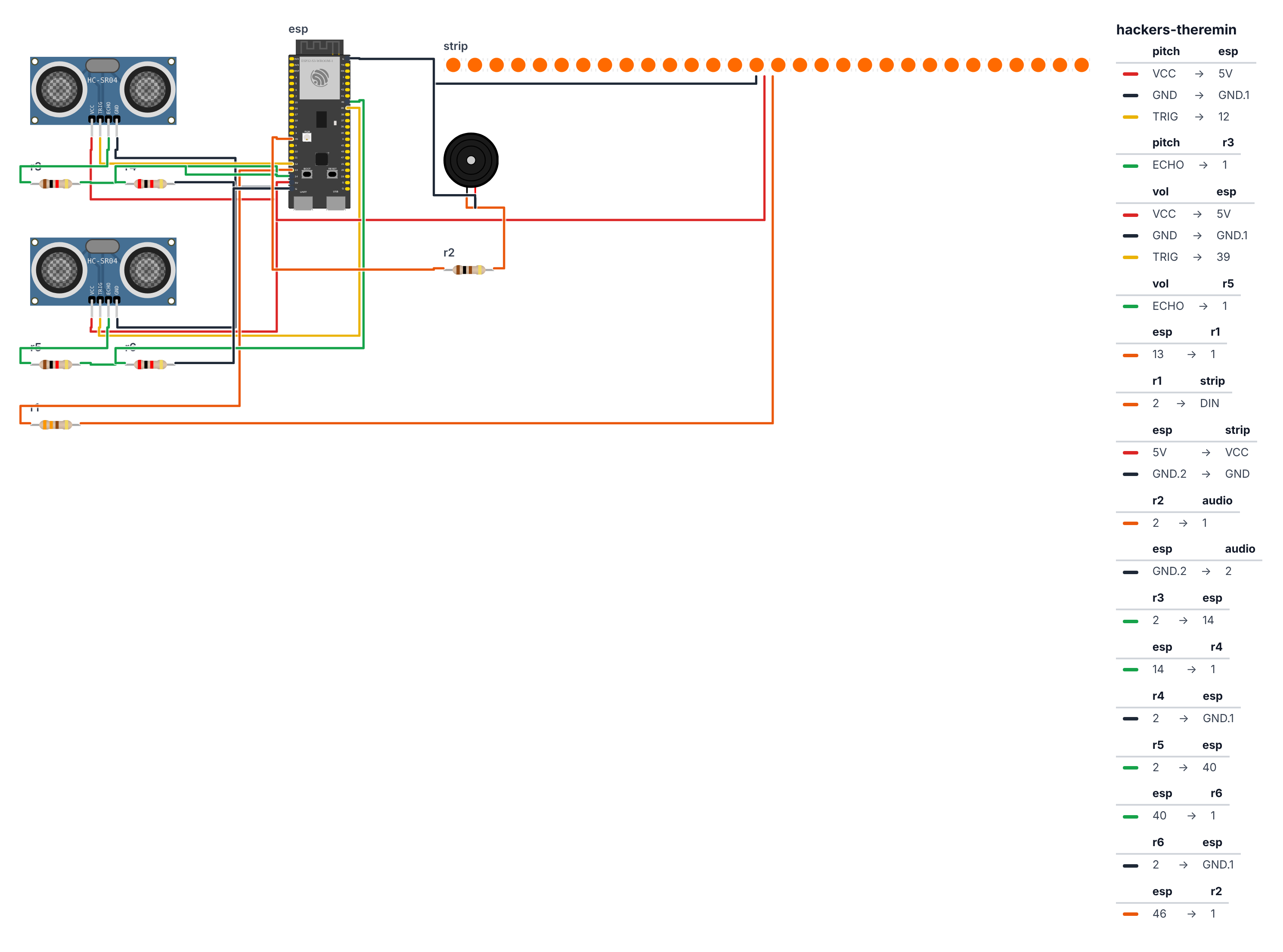 Wiring for Theremin — Play Music by Waving Your Hands in